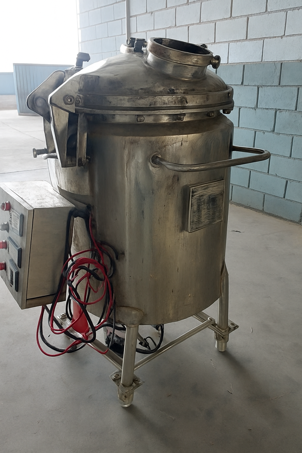 Tanque antes do polimento