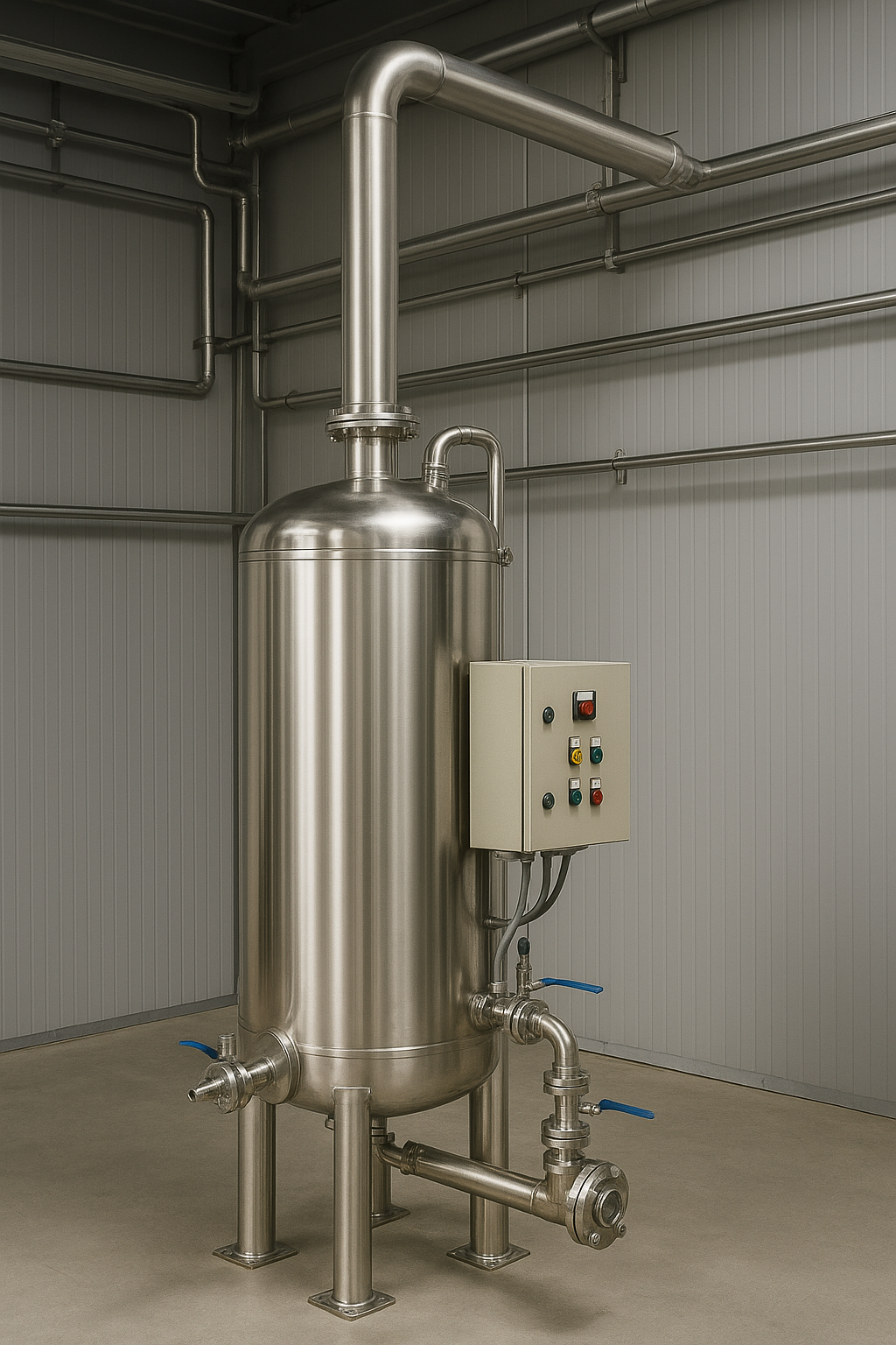 Gerador de vapor puro