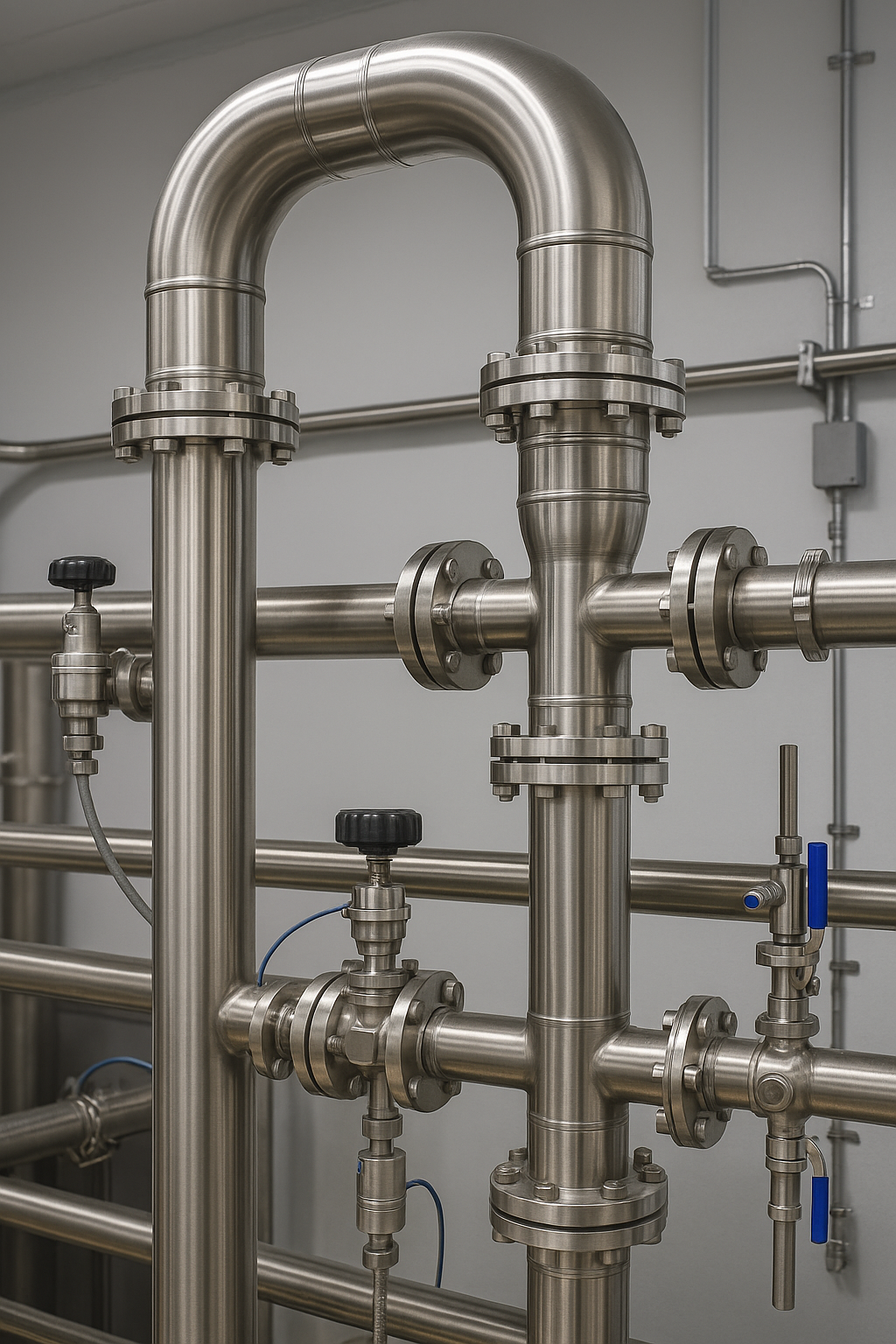 Loop sanitário em aço inox