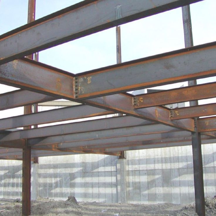 Estrutura metálica de viga