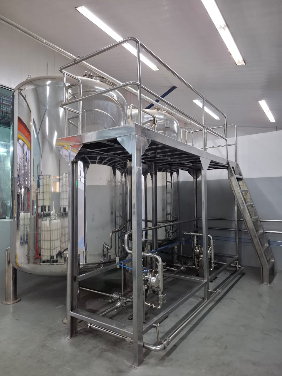 Escada metálica industrial